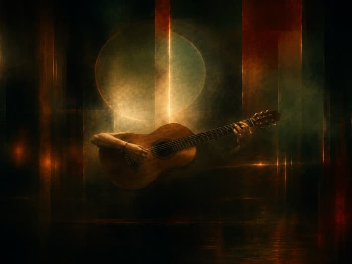Évocation du passé de guitariste flamenco